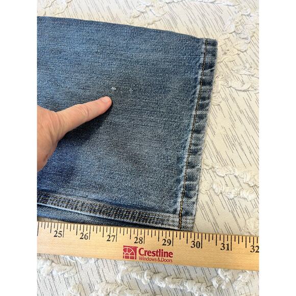 Carhartt Men's Utility Work Blue Denim Jeans Light Weight 36X32 *READ - Picture 5 of 16